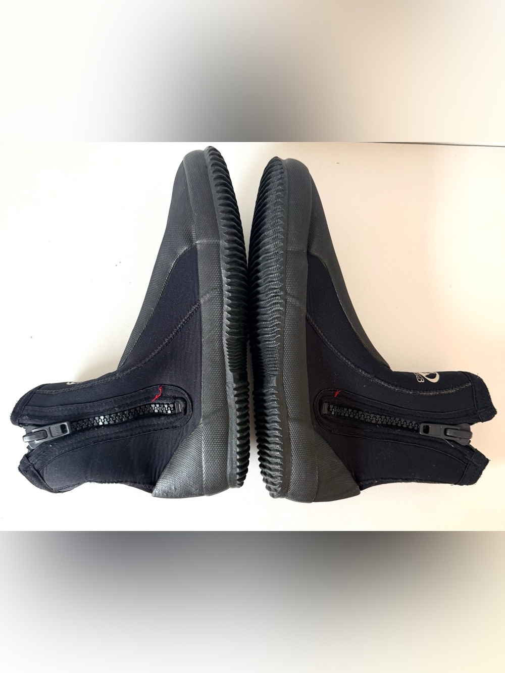 Neoprene Black Dive Paddle Boots with Grip Sole Water Sports Boots Shoes - Picture 5 of 8